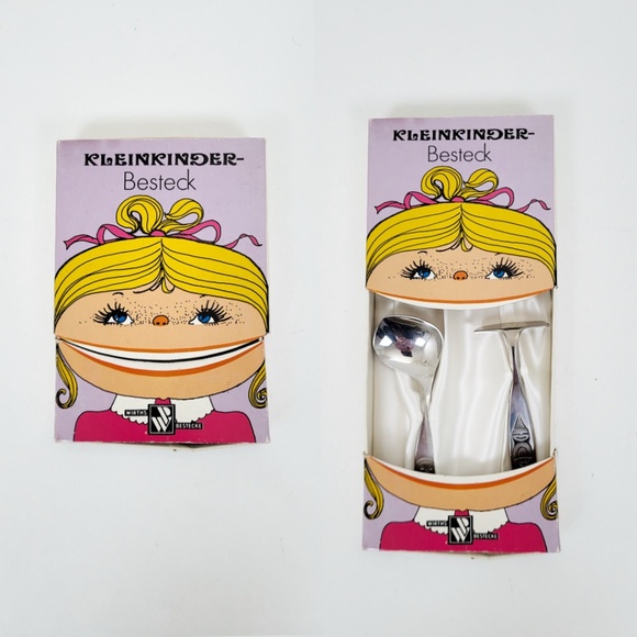 *Free with Purchase* Kleinkinder-Besteck Kids Toddler Utensils German - Picture 1 of 12